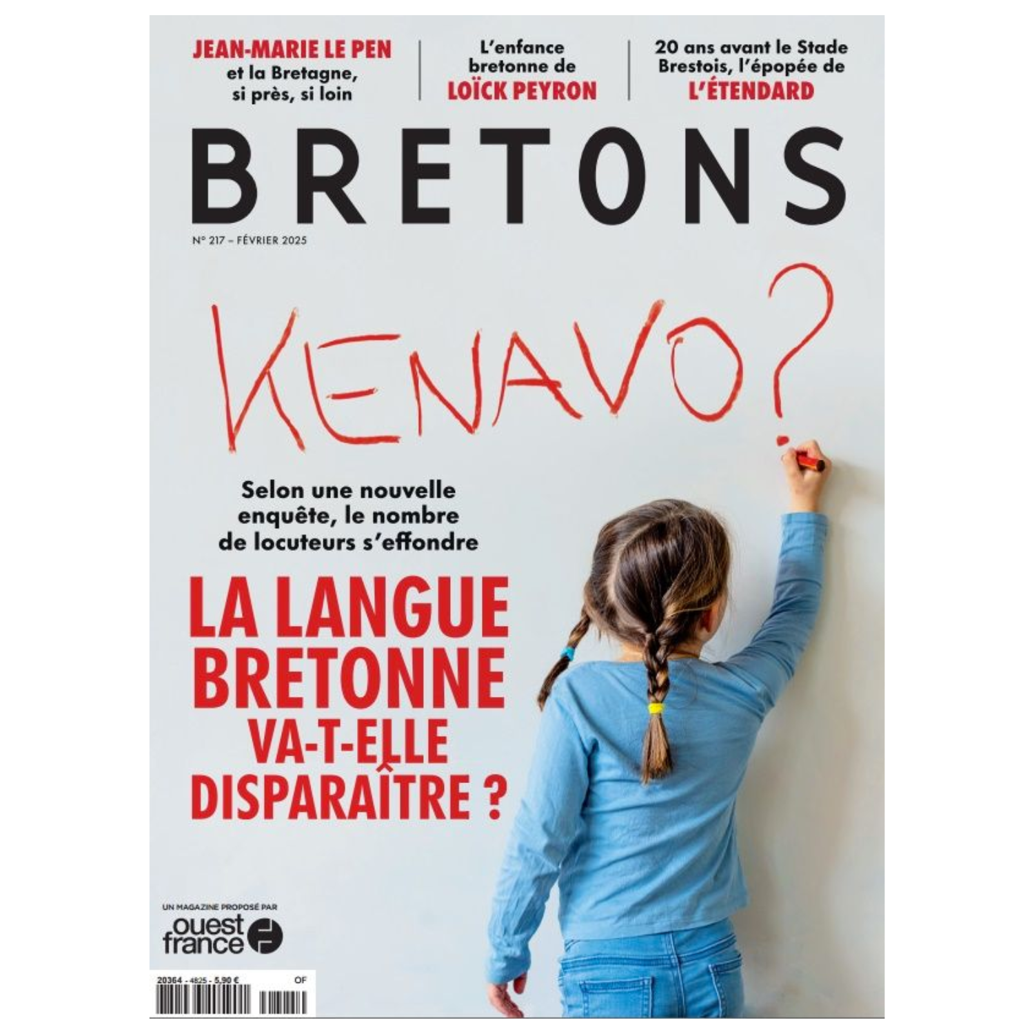 Bretons N°217 - La langue Bretonne va-t-elle disparaître ? - Fev 2025