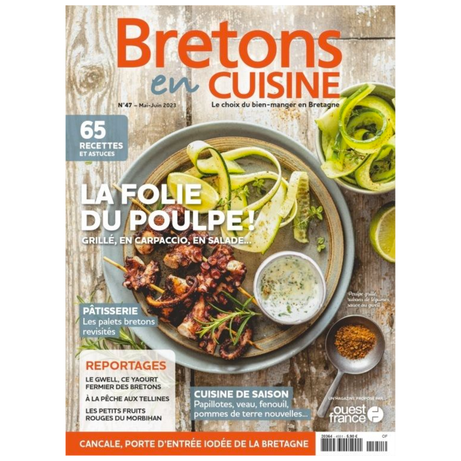 Bretons en Cuisine N°47 - La folie du poulpe - Mai/Juin 2023