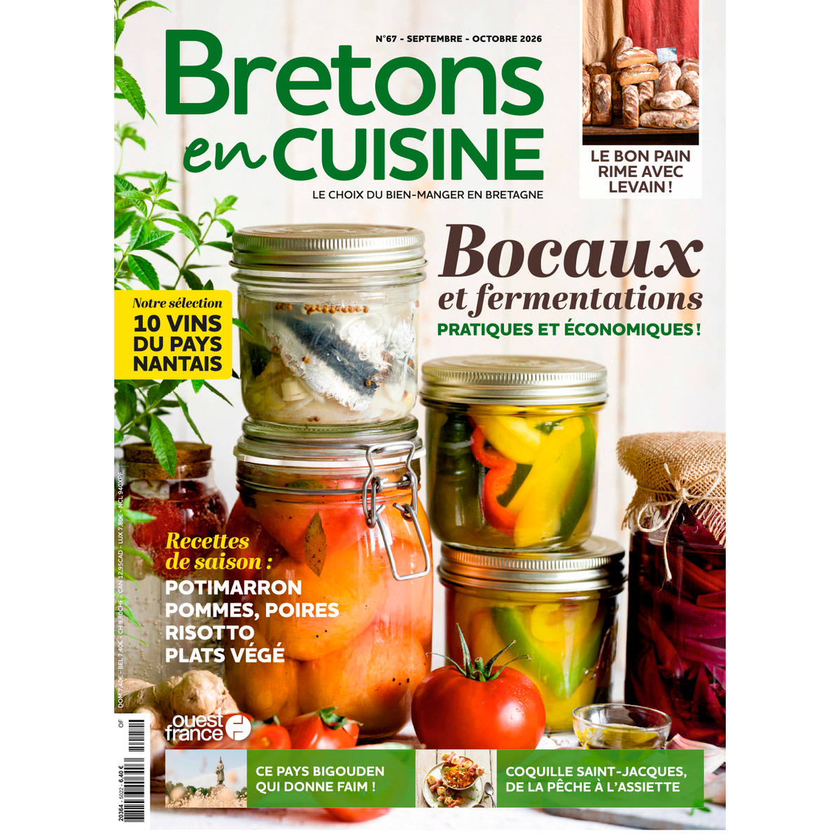 Bretons en Cuisine N°67- Bocaux et Fermentation - Sept/Oct 2026