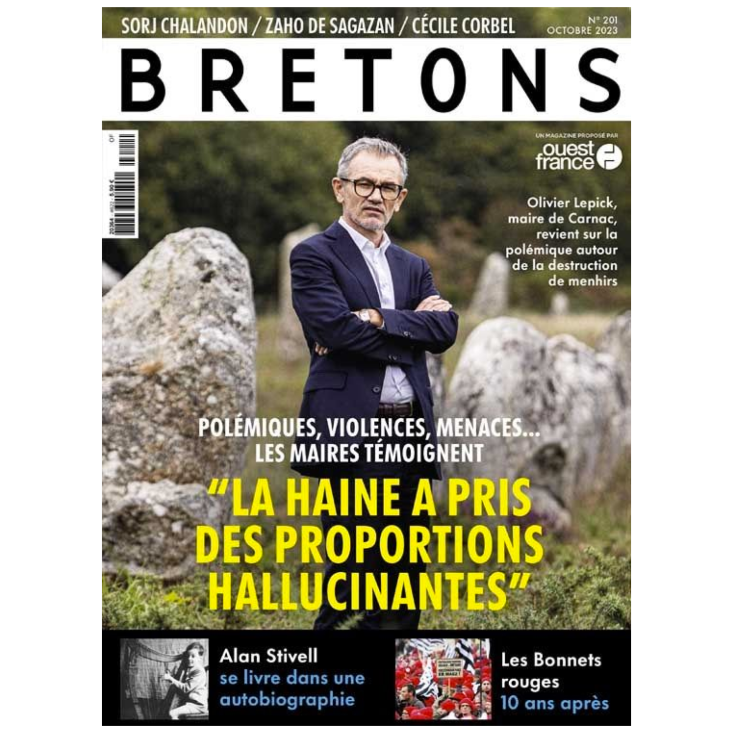Bretons N°201 - Les maires face à la violence - Octobre 2023