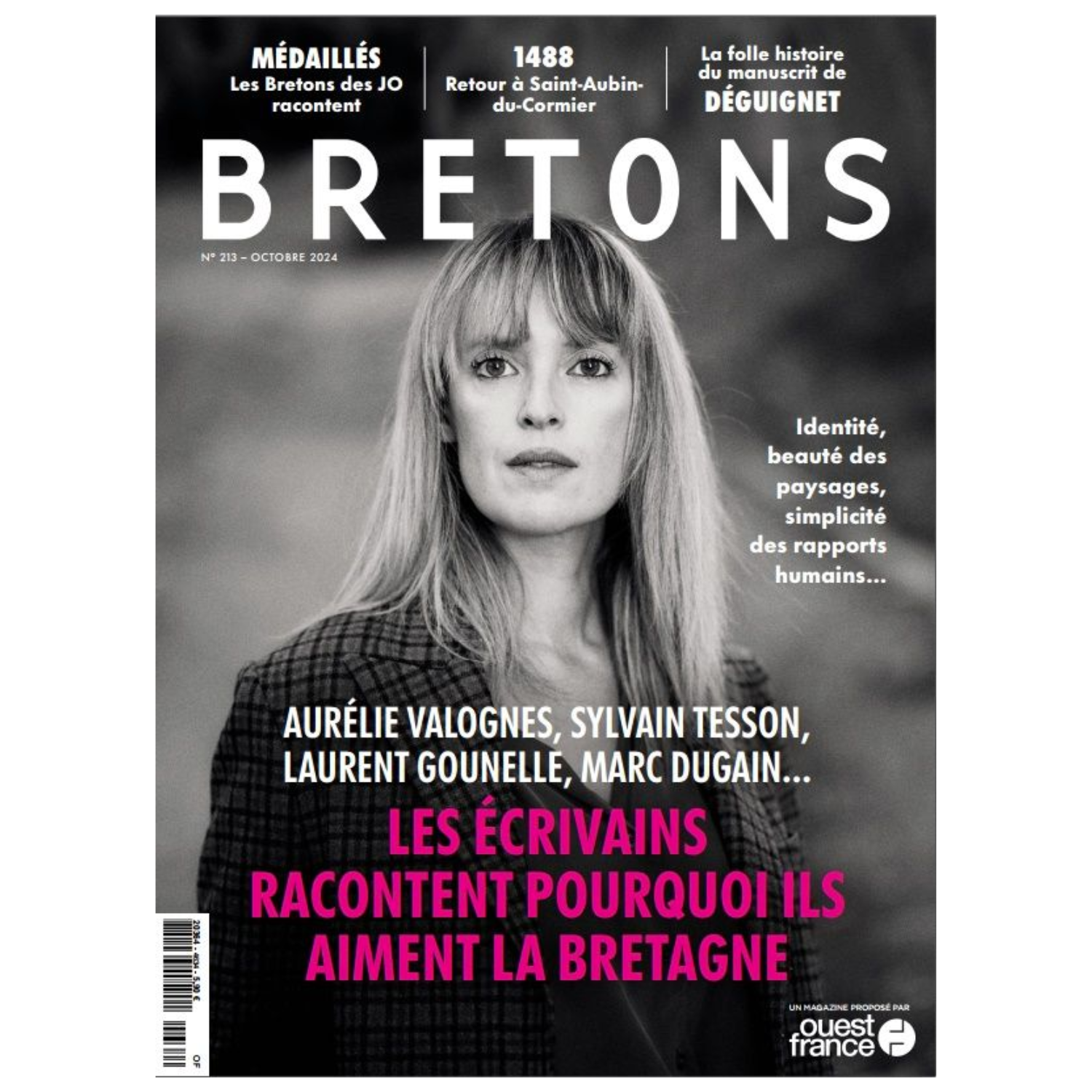Bretons N°213 - Les écrivains racontent pourquoi ils aiment autant la Bretagne - Oct 2024