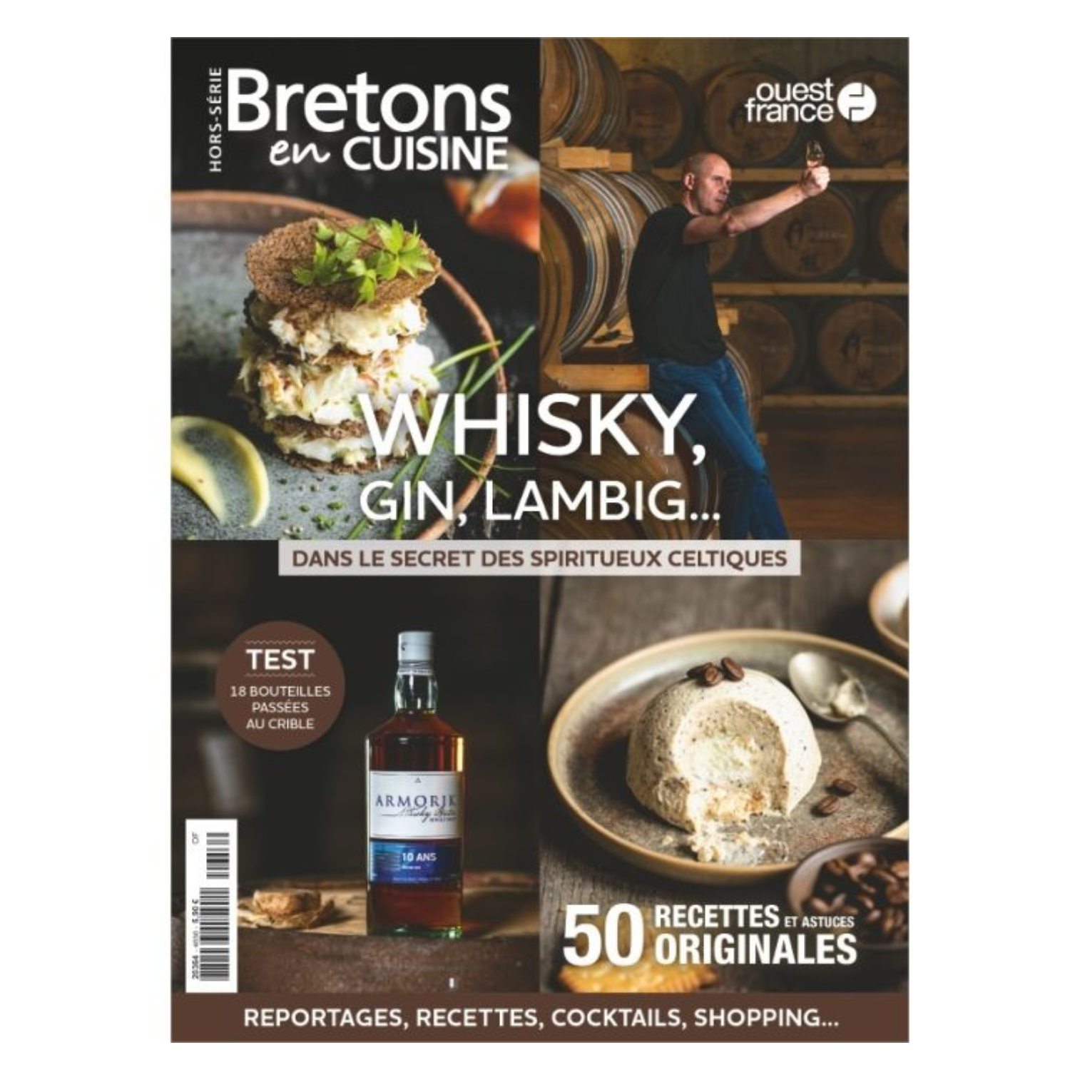 Bretons en Cuisine Hors-série N°22 - Whisky, Gin, Lambic - Dans les secrets des spiritueux celtiques - Nov 2022