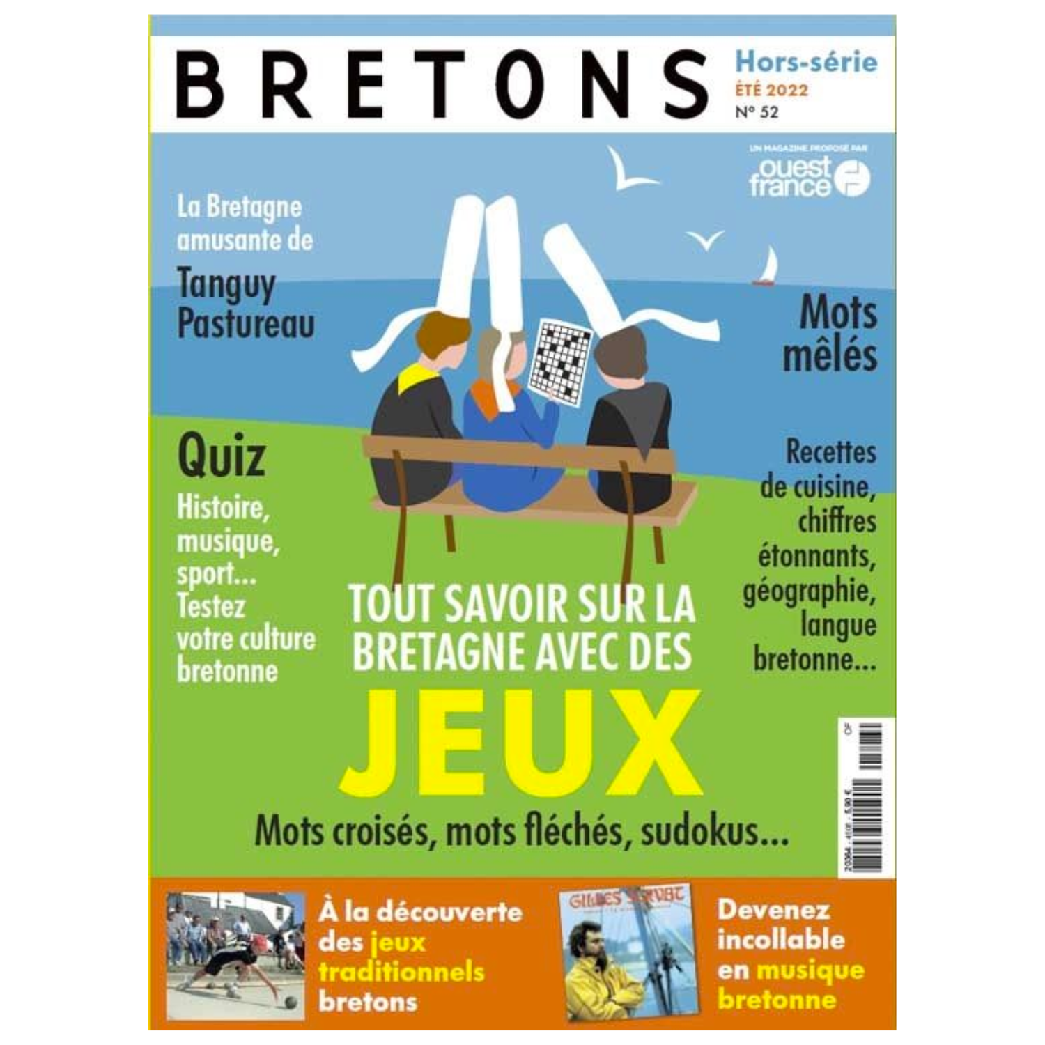 Bretons Hors-série  N°52 - Tout savoir sur la Bretagne avec des jeux - Eté 2022
