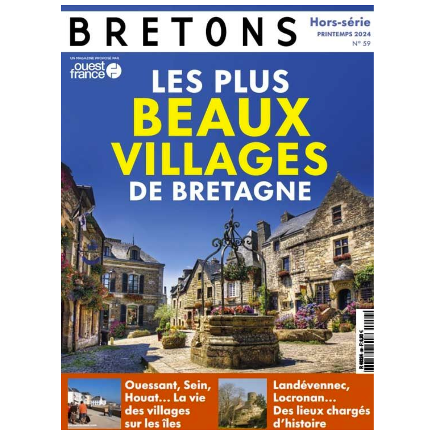 Bretons Hors-série N°59 - Les plus beaux villages de Bretagne - Printemps 2024