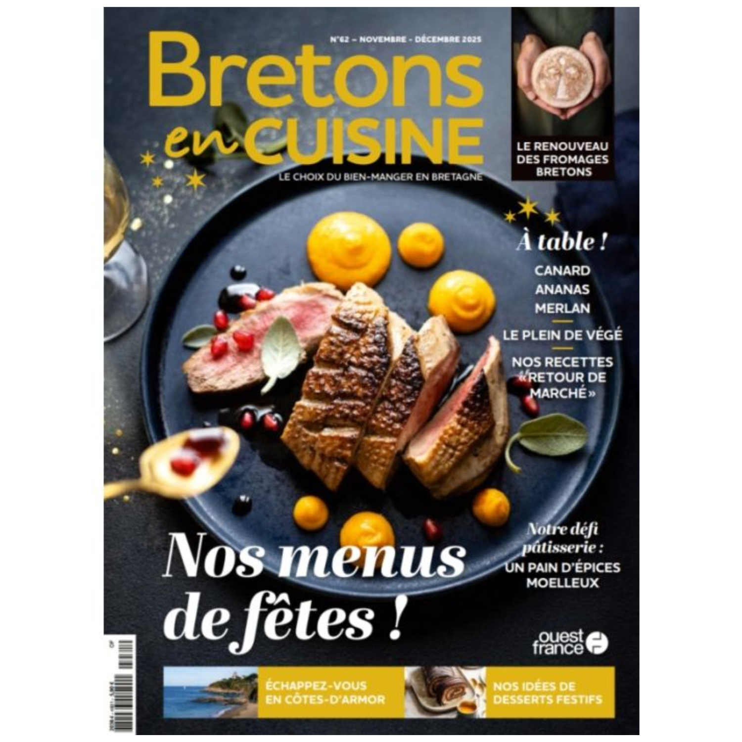 Bretons en Cuisine N°62 - Nos menus de fêtes ! - Nov/Dec 2025