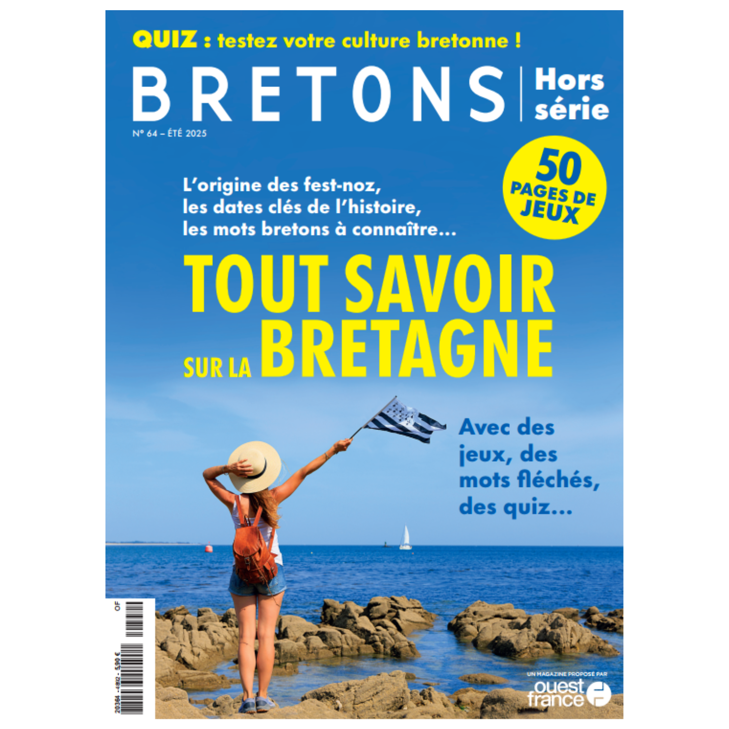 Bretons Hors-série N°64 - Tout savoir sur la Bretagne avec des jeux ! - Eté 2025