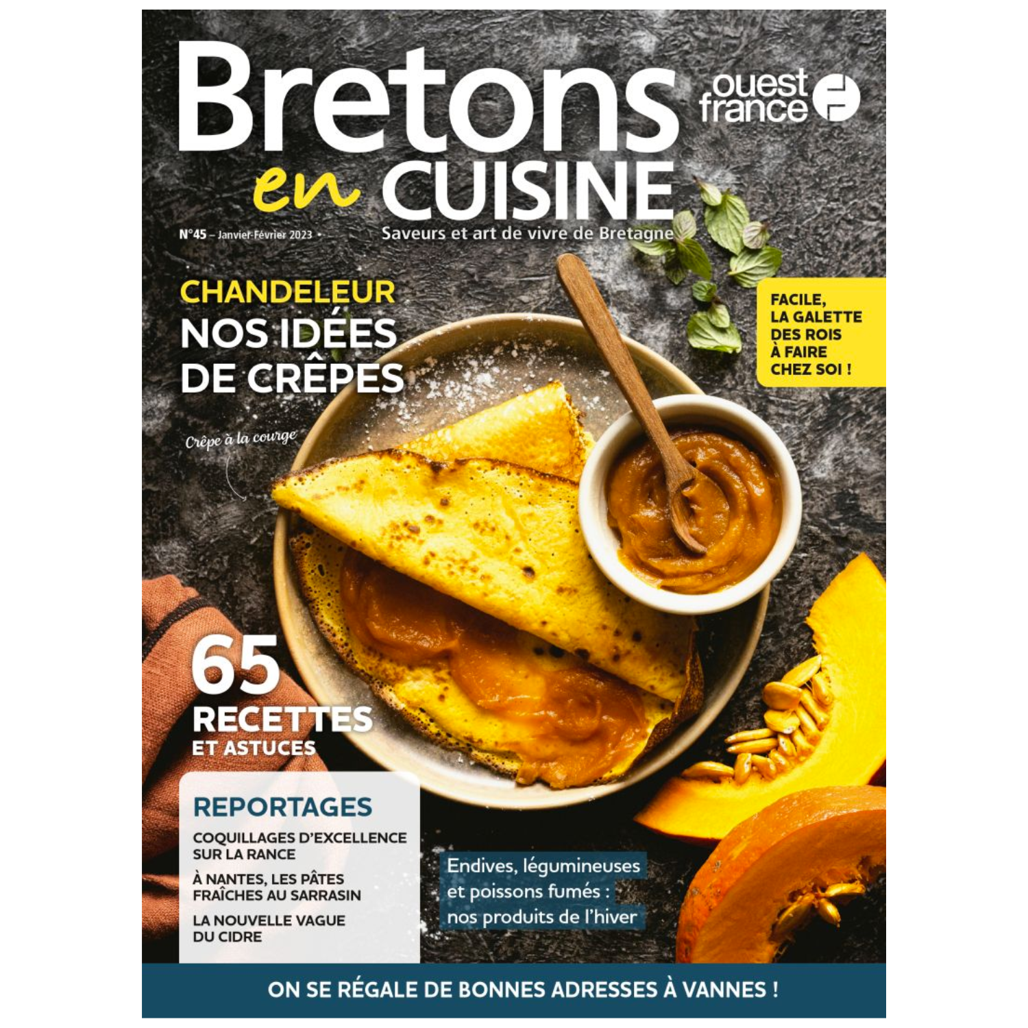 Bretons en Cuisine N°45 - Chandeleur, nos idées de crêpes - Jan/Fev 2023