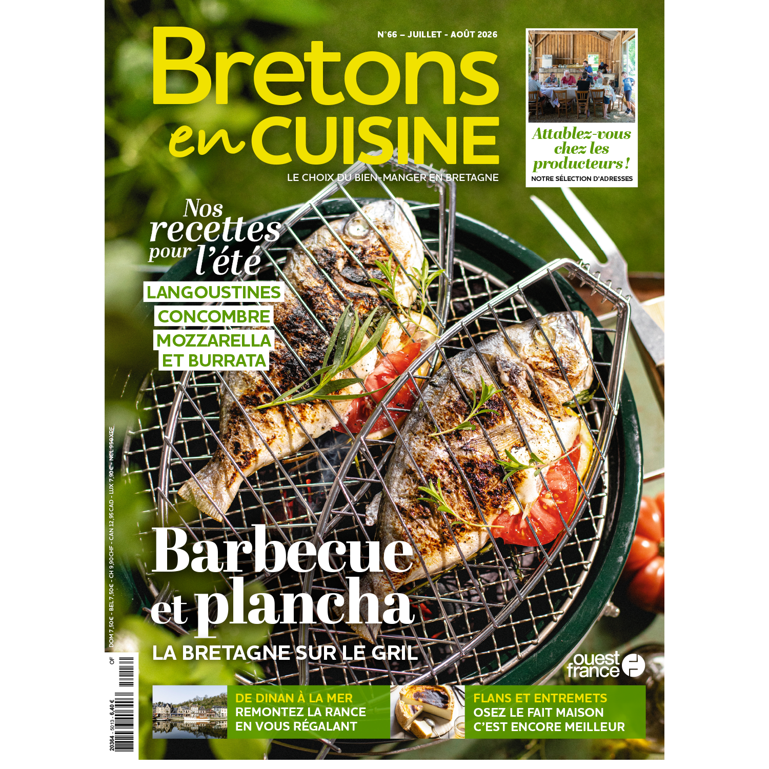 Bretons en Cuisine N°66 - Mozza et burrata  - Juillet/Août 2026