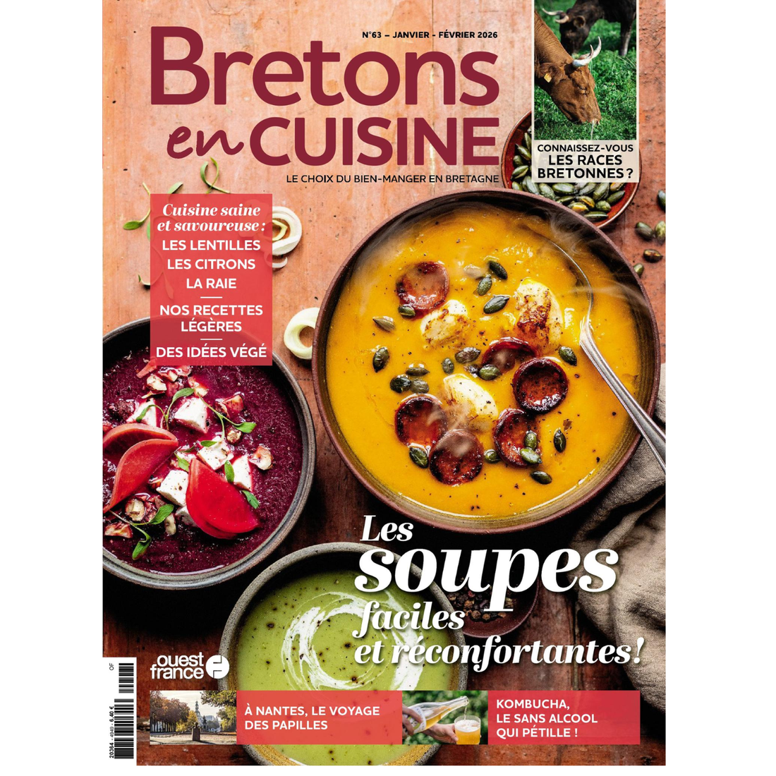 Bretons en Cuisine N°63 - Les soupes faciles et réconfortantes - janv/Fév 2026