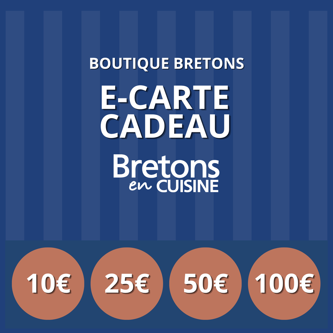 Offrir une carte cadeau Bretons en Cuisine