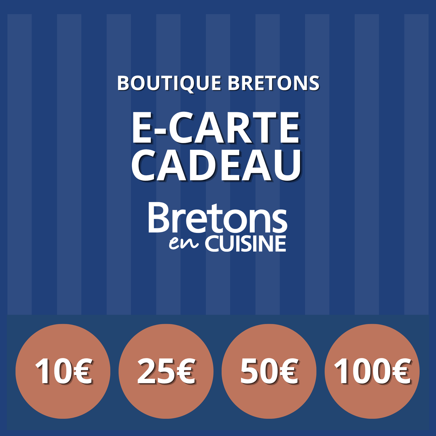 Offrir une carte cadeau Bretons en Cuisine
