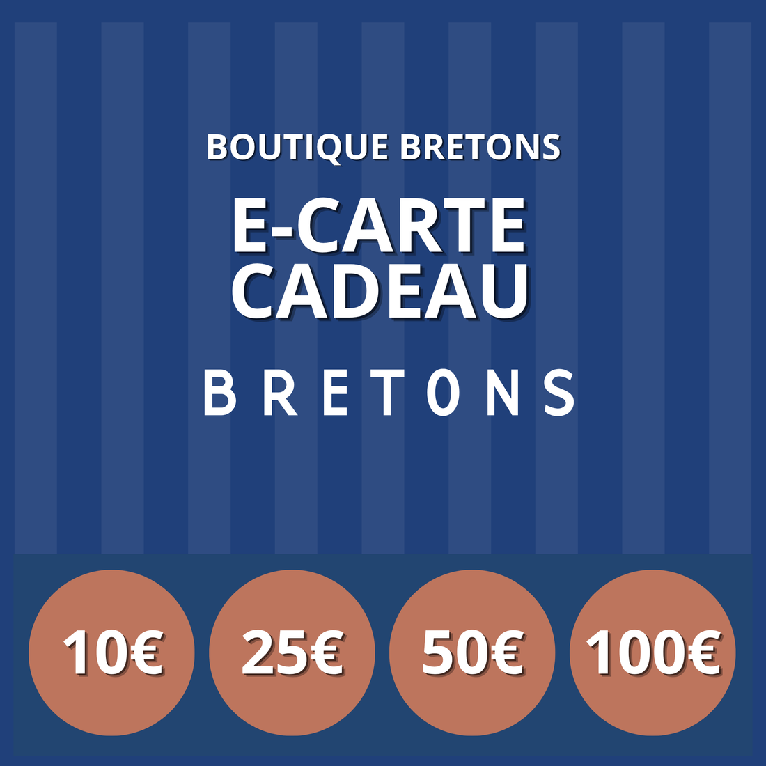 Offrir une carte cadeau Bretons
